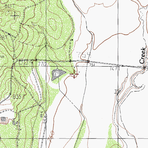 Topographic Map of Wipff Farm, TX