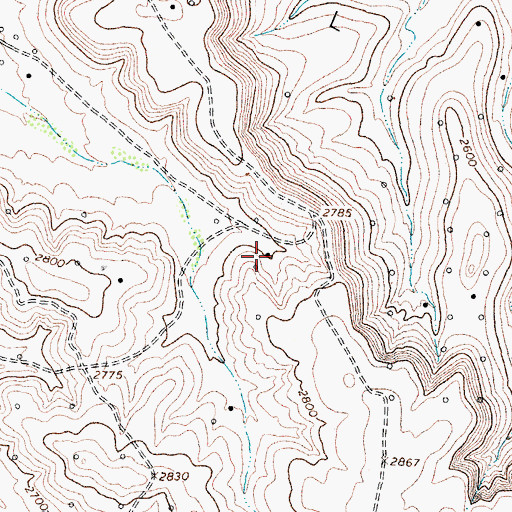Topographic Map of Yates Oil Field, TX