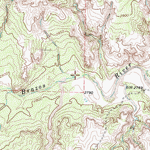 Topographic Map of Yellow House Canyon, TX