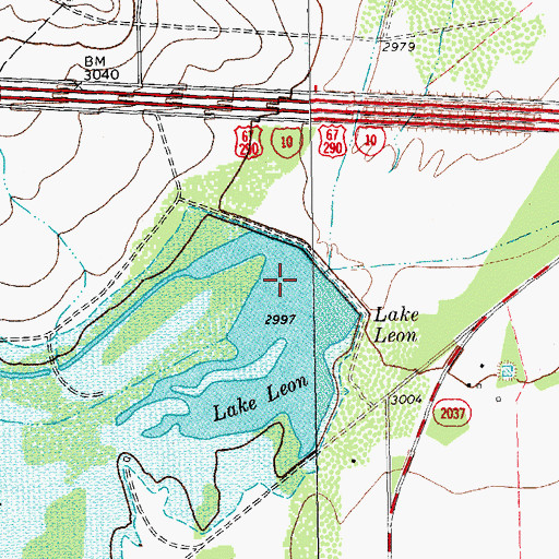 Topographic Map of Acebuche Draw, TX