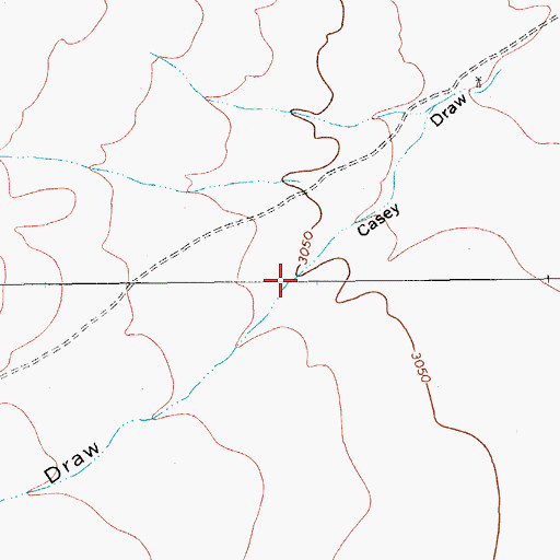 Topographic Map of Prizer Draw, TX