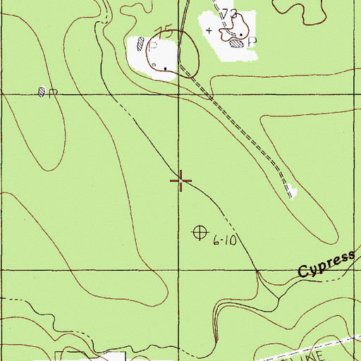 Topographic Map of Steepbank Creek, TX