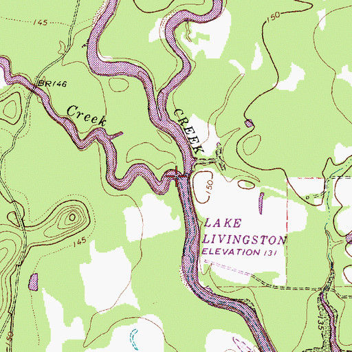 Topographic Map of Tantabogue Creek, TX