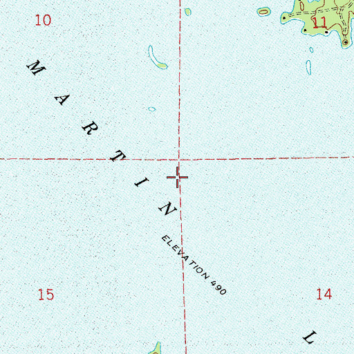 Topographic Map of Irma (historical), AL