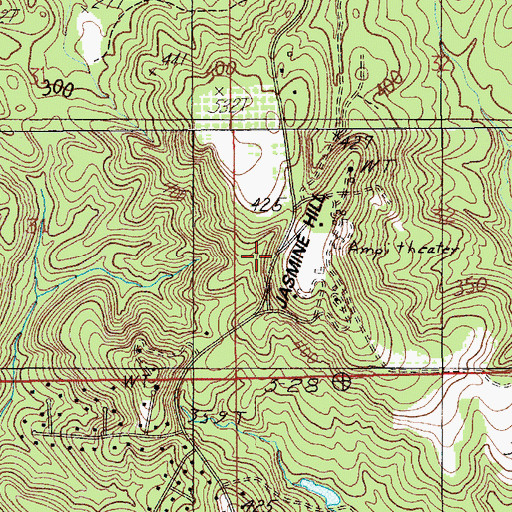 Topographic Map of Jasmine Hill, AL
