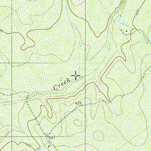 Topographic Map of Arroyo Blancas, TX