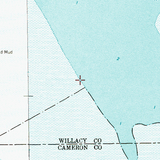 Topographic Map of Arroyo Colorado, TX