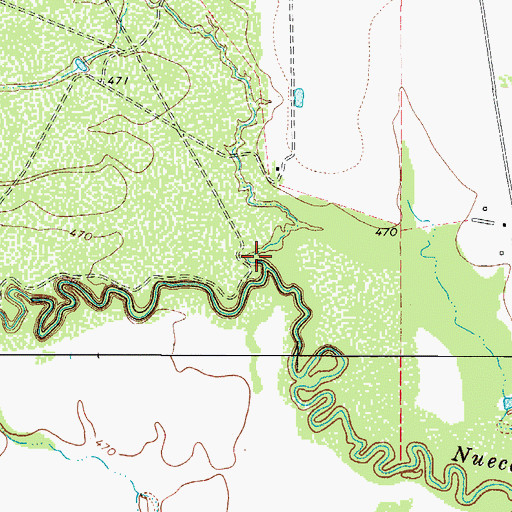 Topographic Map of Arroyo Negro, TX