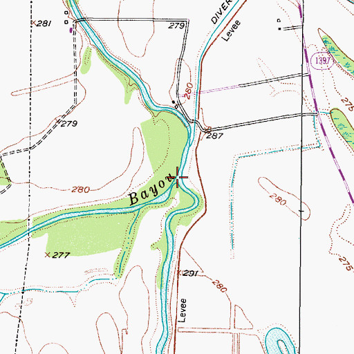 Topographic Map of Barkman Creek, TX