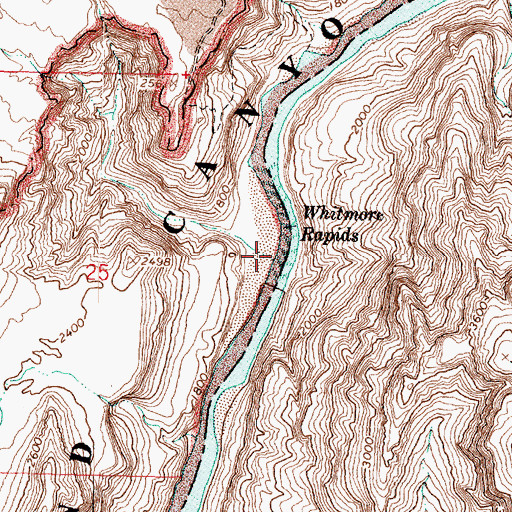 Topographic Map of Whitmore Wash, AZ