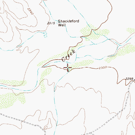 Topographic Map of Big Brushy Canyon, TX