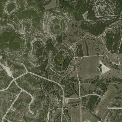 Aerial/Satellite Image of Big Head Mountain, TX