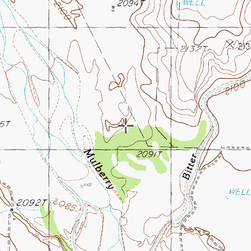 Topographic Map of Brushy Creek, TX