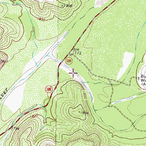 Topographic Map of Buckley Draw, TX