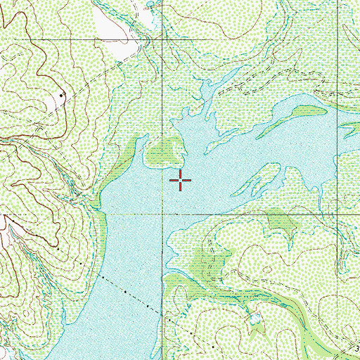 Topographic Map of Caada Honda, TX