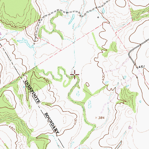 Topographic Map of Chambers Creek, TX