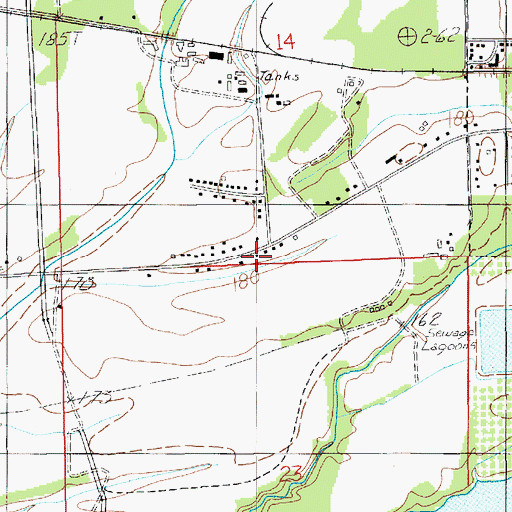 Topographic Map of Saint Clair, AL