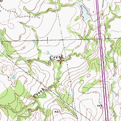 Topographic Map of Church Creek, TX