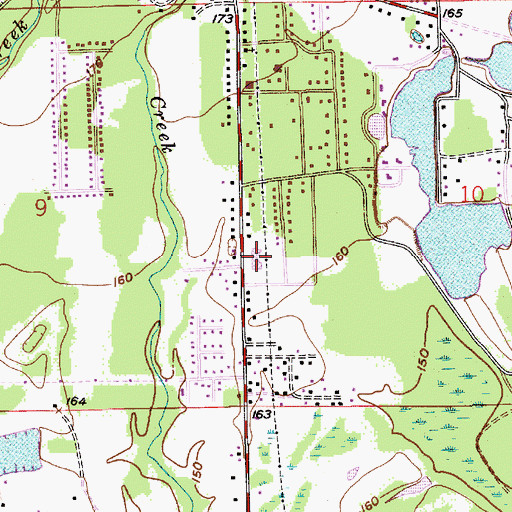 Topographic Map of Trico Shopping Center, AL