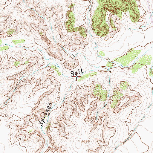 Topographic Map of Dripping Springs, TX