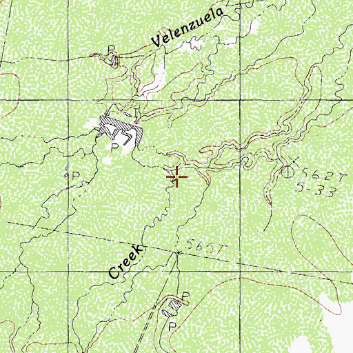 Topographic Map of Espejo, TX