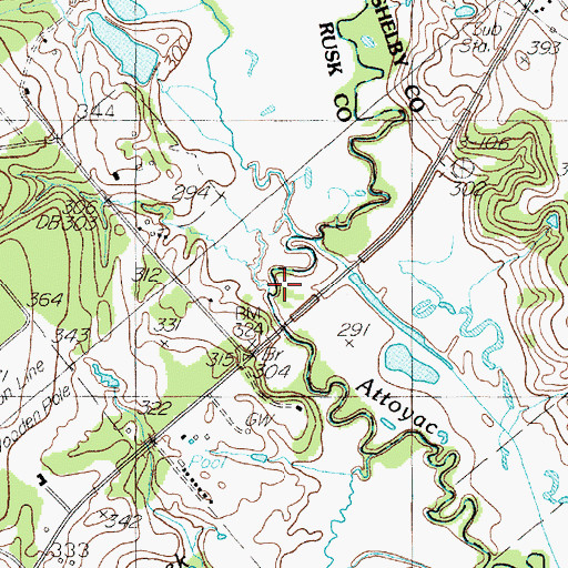 Topographic Map of Golondrina Creek, TX