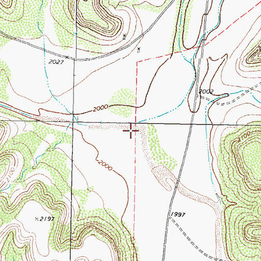 Topographic Map of Government Canyon, TX