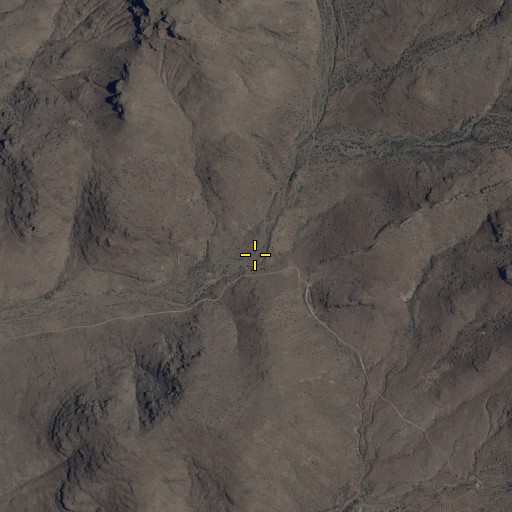 Aerial/Satellite Image of Big Spring Canyon, AZ
