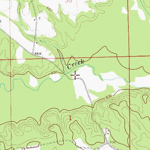 Topographic Map of Emuckfaw Battleground (historical), AL