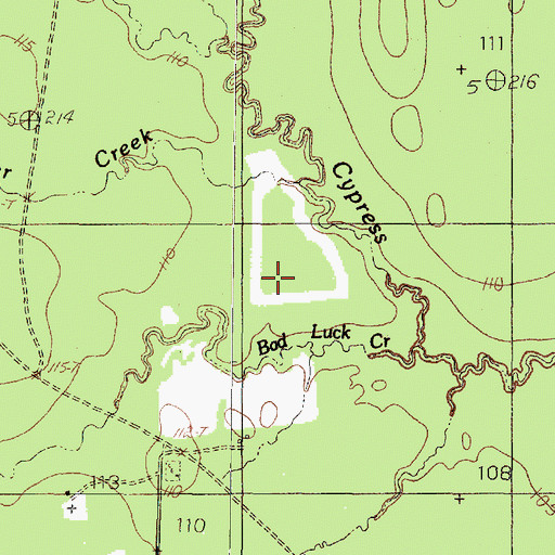 Topographic Map of Jayhawker Creek, TX