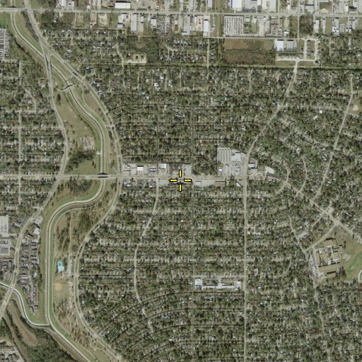 Aerial/Satellite Image of Johnson Memorial School, TX