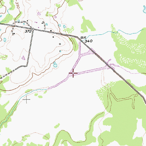 Topographic Map of Keechi Creek, TX