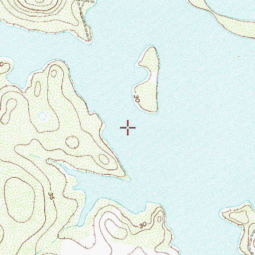 Topographic Map of La Sal Vieja, TX