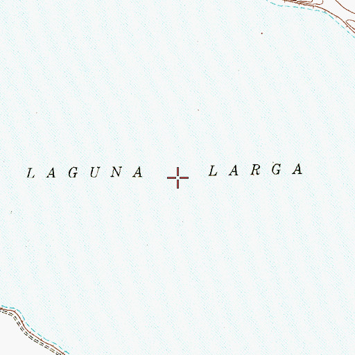 Topographic Map of Laguna Larga, TX