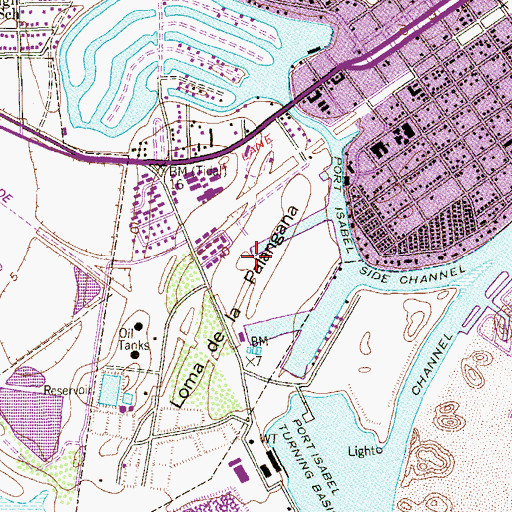 Topographic Map of Loma de la Palangana, TX
