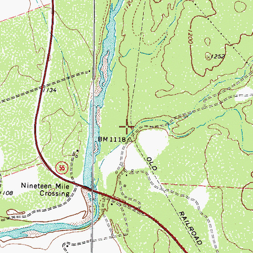 Topographic Map of Long Hollow, TX