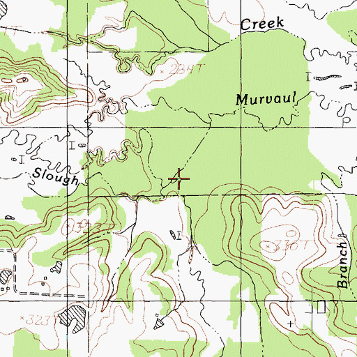 Topographic Map of Madkin Creek, TX