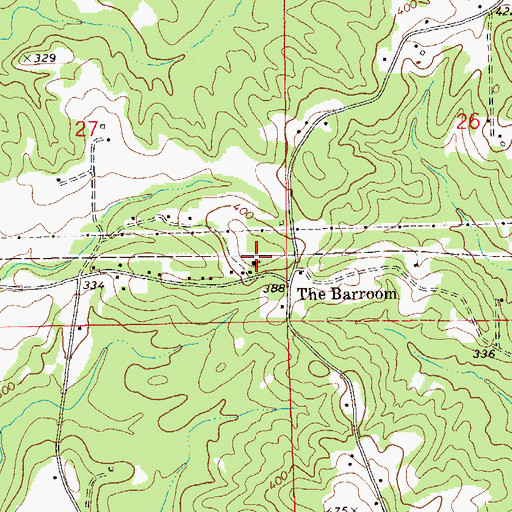 Topographic Map of New Zion Church, AL