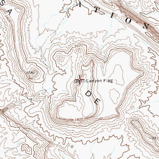Topographic Map of Mesa de Anguila, TX
