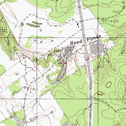 Topographic Map of Minnow Ponds, TX