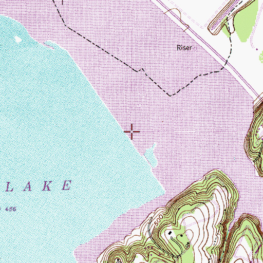 Topographic Map of North Bosque River, TX