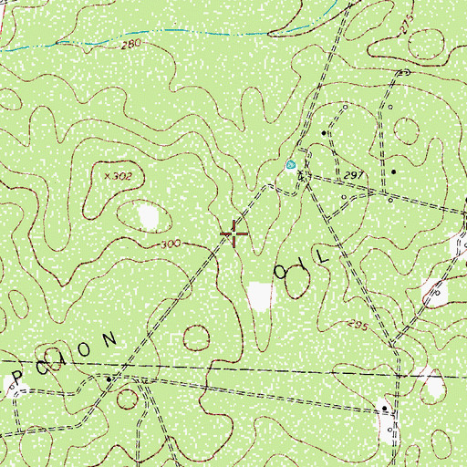 Topographic Map of North Concepcion Oil Field, TX