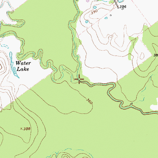 Topographic Map of Old Channel Navasota River, TX