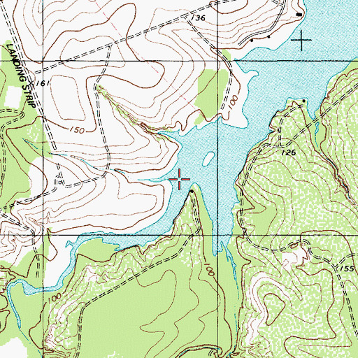 Topographic Map of Penitas Creek, TX