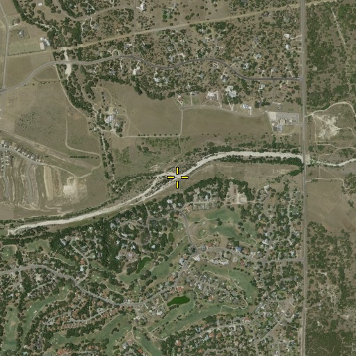 Aerial/Satellite Image of Postoak Creek, TX