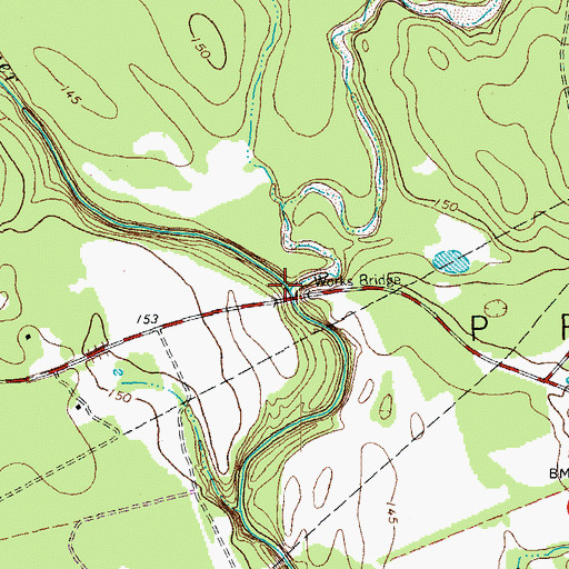 Topographic Map of Ragsdale Creek, TX