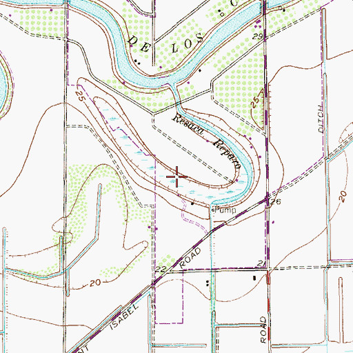 Topographic Map of Resaca Reparo, TX