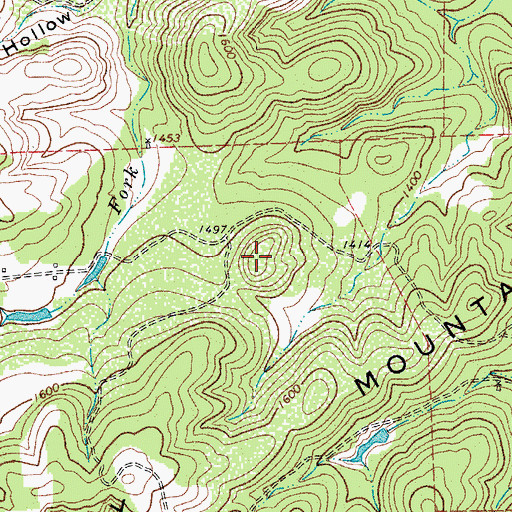 Topographic Map of Riley Mountains, TX