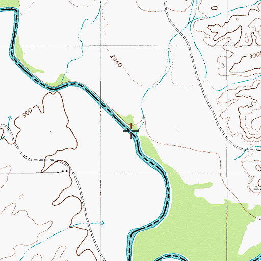 Topographic Map of Arroyo San Carlos, TX