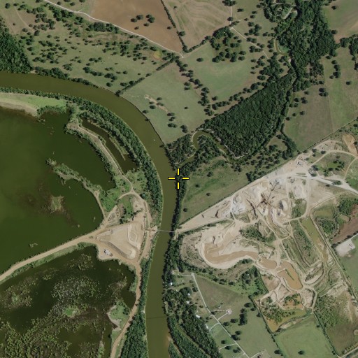 Aerial/Satellite Image of Sanchez Creek, TX